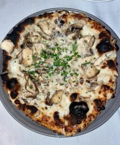 Truffle Mushroom Bianca Pizza, Crossroads Kitchen, Los Angeles