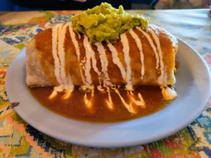 Burrito, Taqueria el Poblano, Alexandria