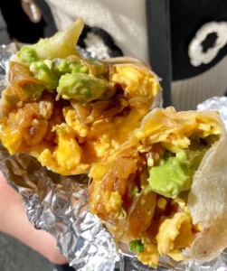 Vegetarian Burrito, Wake and Late, Los Angeles