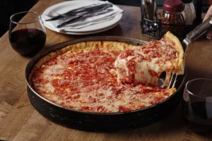 Lou Malnati's Pizza, Finger Licking Foodie Tours, Chicago