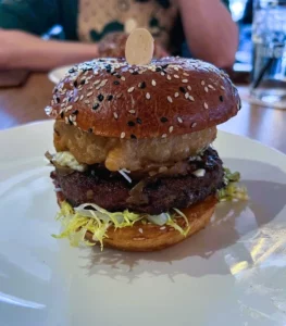 Gordon Ramsay Burger- Blue Cheese burger