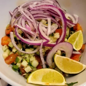 Persian Salad, Kabobi Grill, Chicago