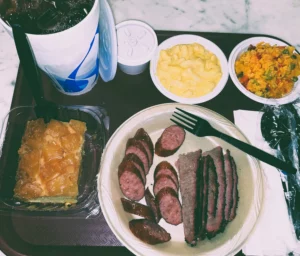 #2 Meat Combo Plate, Central Texas Style BBQ, Pearland