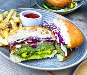 Falafel Burger, Gather, Berkeley