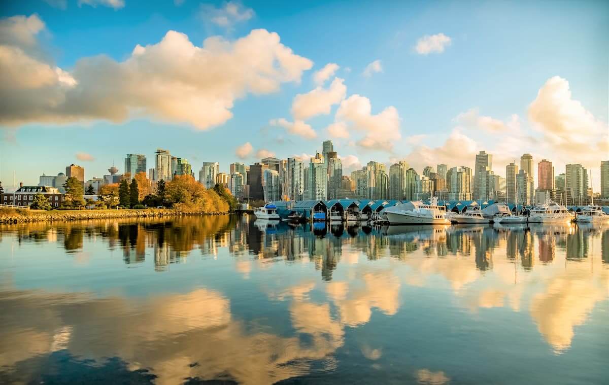 Vancouver BC skyline