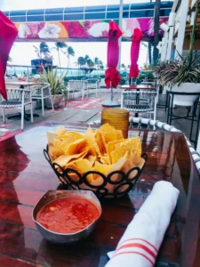 Complimentary Salsa and Chips, Lona Cocina Tequileria