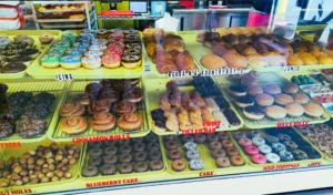 Donut Case, Dawn Donuts, Galveston