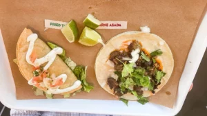 Fried Taco and Carne Asada Taco, OSO Paseo, Oklahoma City