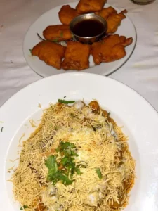 Paneer Pakora Samosa Chaat, Bombay Darbar, Miami