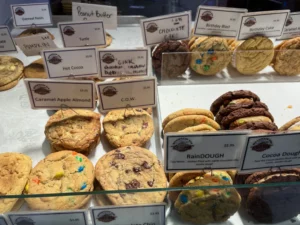 Breckenridge, Mountain Top Cookie Shop display case
