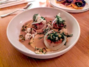 sea scallops, a.kitchen, Philadelphia 