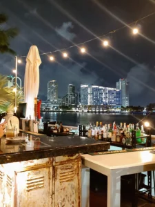 Outside Bar View, Crazy About You, Miami
