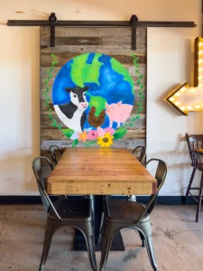 Earth cow mural, Earth Plant Based, Pheonix