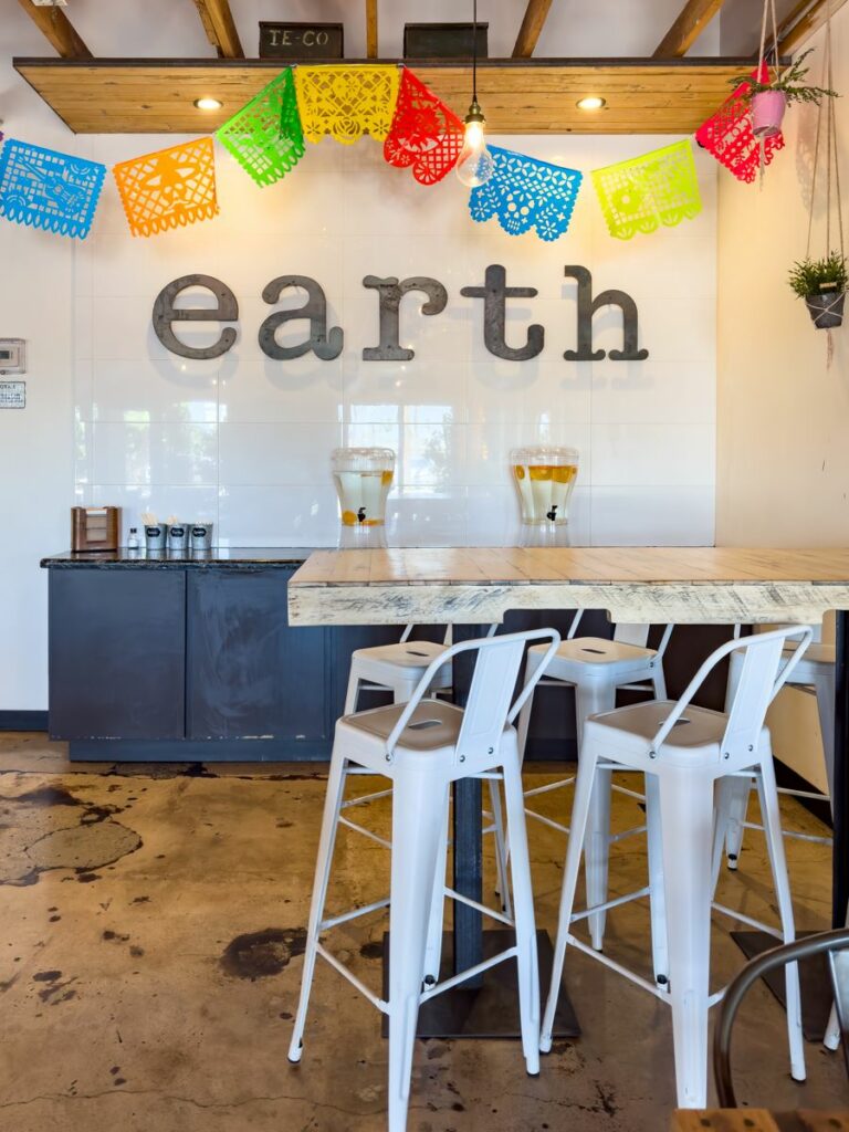 Interior signage, Earth Plant Based, Pheonix