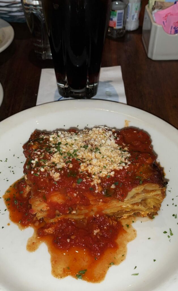 Lasagna, Carraba's, Houston