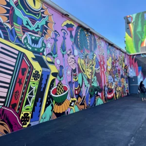 Street art at Wynwood Walls, Miami Beach